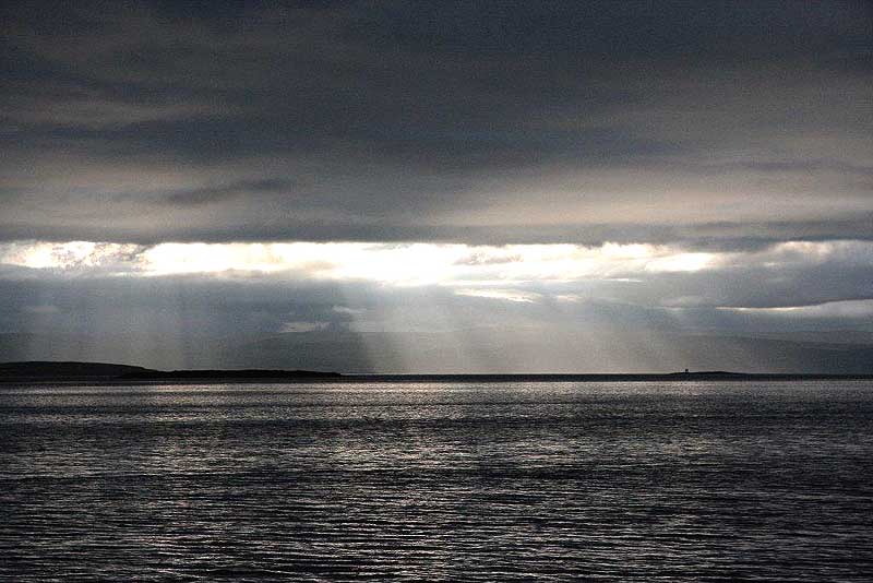 Lichtspiel über der Barentsee