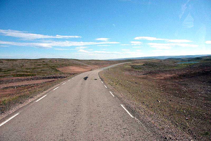 Mondlandschaft auf Varanger