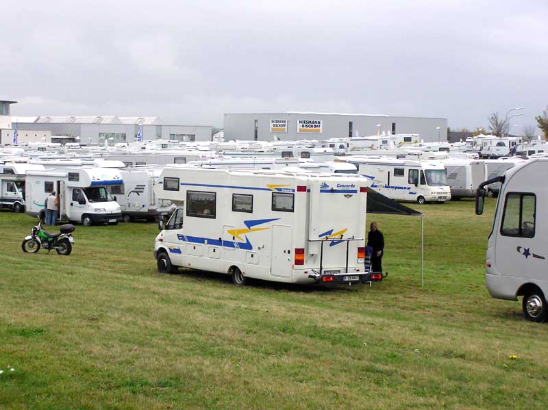 Der Stellplatz in Polch