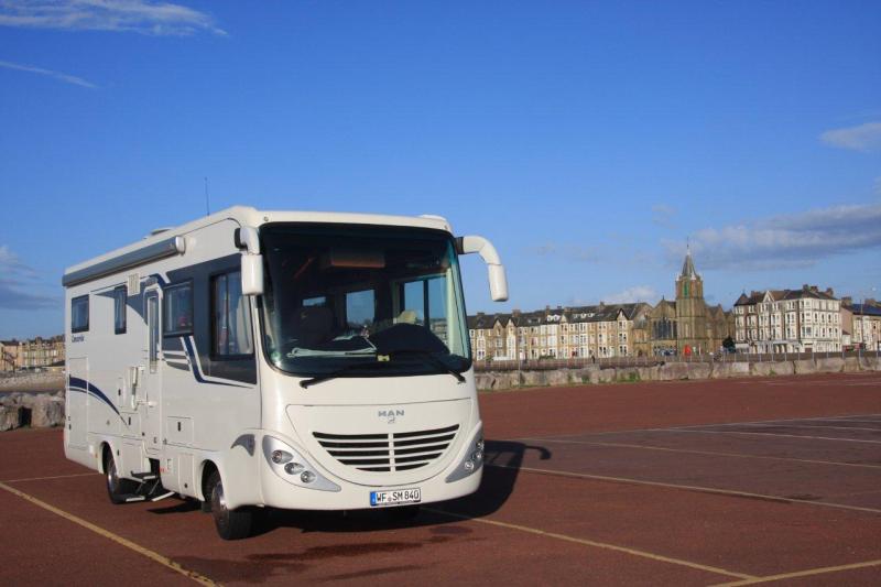 Stellplatz an der Promenade