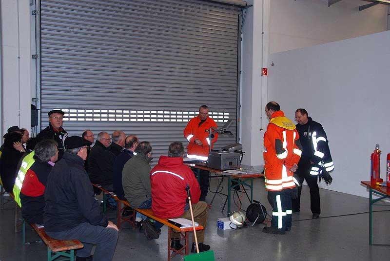 Brandbekämpung mit der Feuerwehr Walldürn