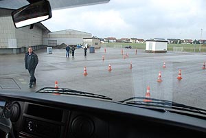 Beim Fahrtraining
