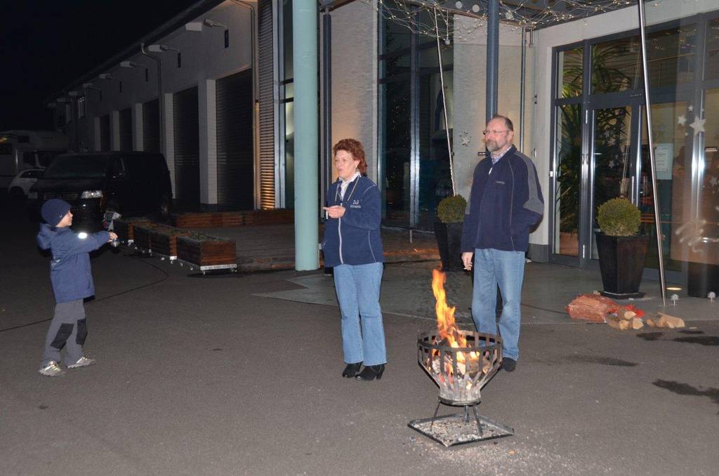 Ruben, Berta und Werner trotzen der Kälte