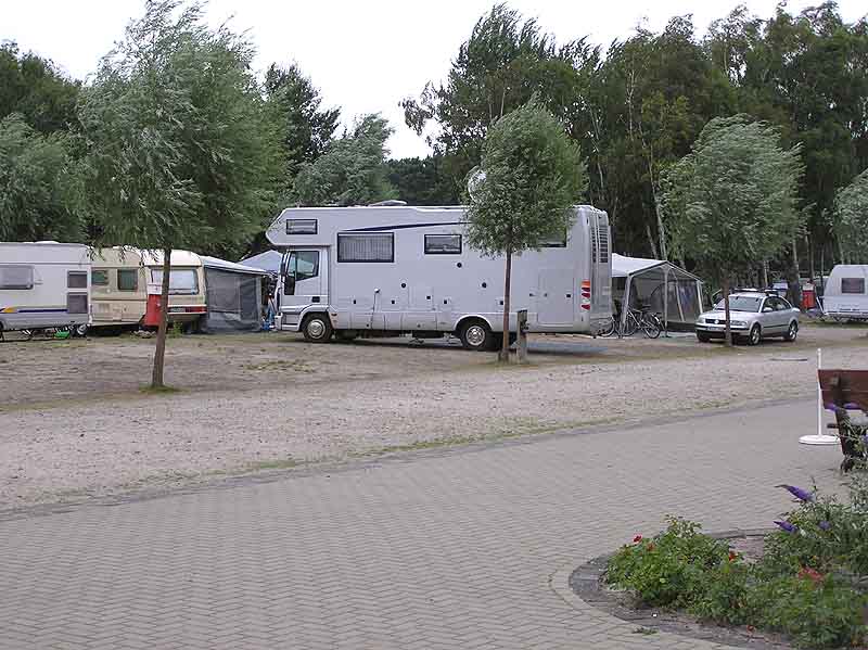 Auf dem Campingplatz in Zingst