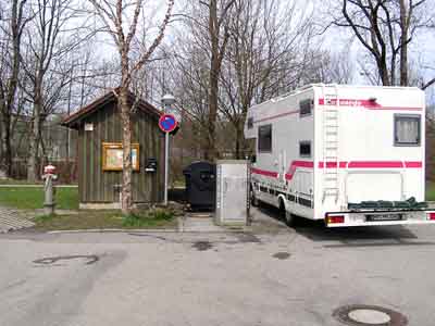 Wohnmobilstellplatz in Wangen - Ent- und Versorgung