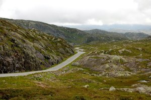Straße Richtung Lysebotn