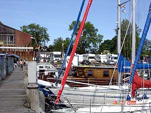 Der Fischereihafen in Travemünde